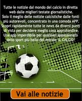 Calcio Notizie Risultati News capture d'écran 1
