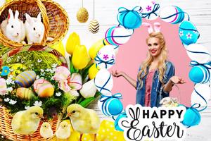 Easter Photo Frame Affiche