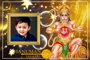 Hanuman Jayanti Photo Frame Affiche