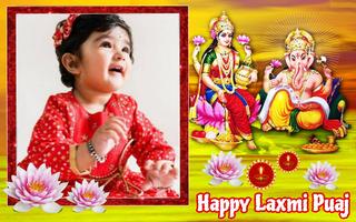 Lakshmi Puja Photo Frame ポスター