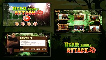 Jungle Bear Shooting Game Affiche