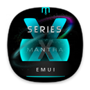 X2S Mantra Cyan EMUI 5 Theme (Black) APK