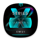 X2S Mantra Cyan EMUI 5 Theme (Black) icône