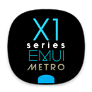 X1S Metro EMUI 5 Theme (Black) APK
