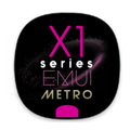 X1S Metro Pinky EMUI 5 Theme (Black)