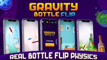Gravity Bottle Flip الملصق