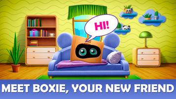 Boxie: Virtual pet and Puzzles الملصق