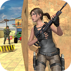 Fps Army girl Commando Mission आइकन