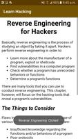 Learn Hacking for begenners capture d'écran 2