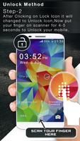 Fingerprint Lock Screen   (Prank) captura de pantalla 2