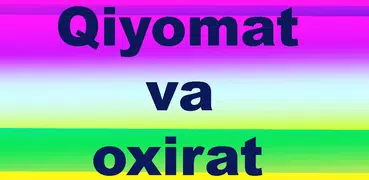 Qiyomat va Oxirat kitobi