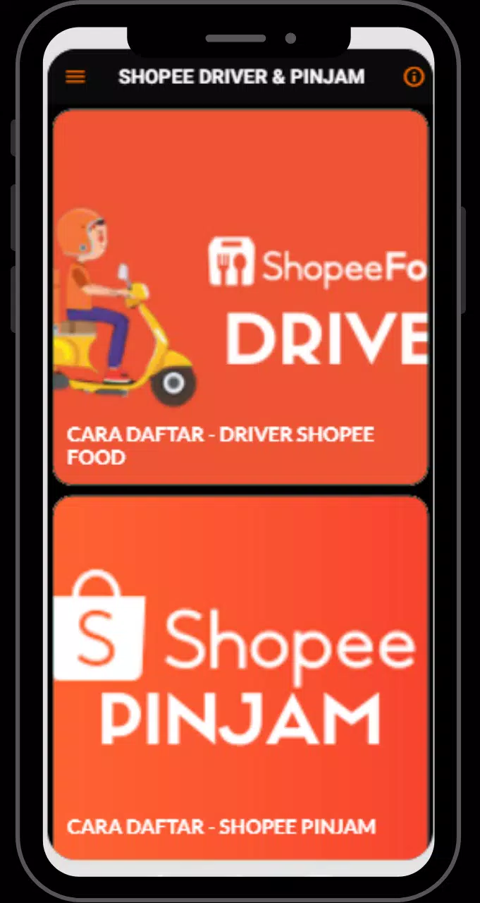 cara daftar shopee food driver online