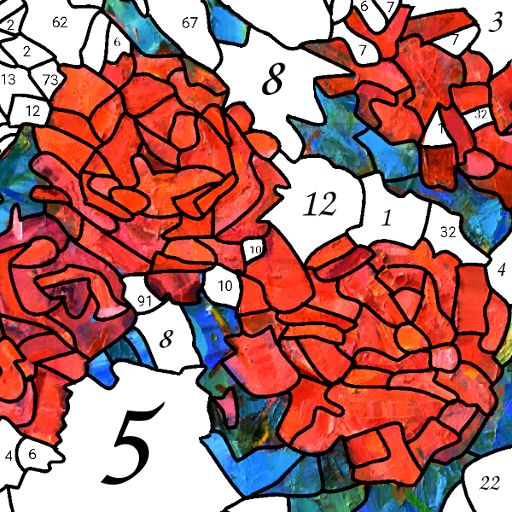 Malen nach Zahlen und Puzzle