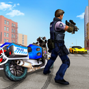 Vegas Crime Gangsters Police Bike Shooting Game APK