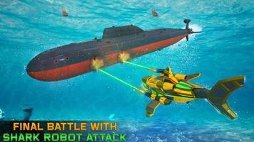 Multi Shark Robot Car Games Ekran Görüntüsü 2