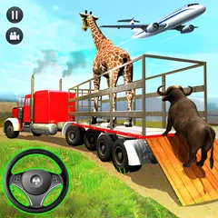 Скачать Offroad Wild Animal Transport Truck Driving Game APK