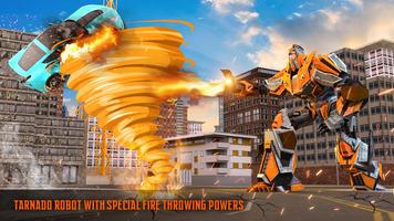 Tornado Robot: Superhero Games پوسٹر