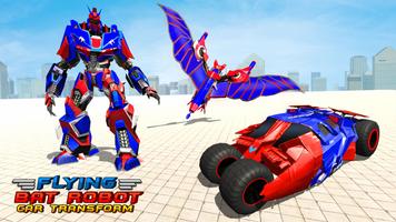 Bat Robot Transform Bike Games постер