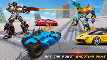 Bat Robot Transform Bike Games capture d'écran 2