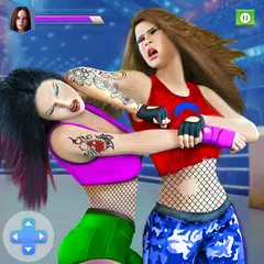 Angry Girl Ring Wrestling Game APK download