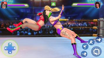 Real Women Wrestling Game تصوير الشاشة 1