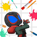 how to draw superheroes spider APK