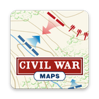 Civil War Battle Maps Zeichen