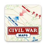 Civil War Battle Maps biểu tượng