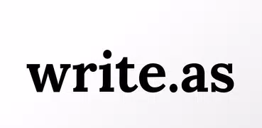 Write.as - anonym schreiben