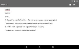 Write.as: Anonymous screenshot 3