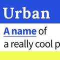 Urban Definition