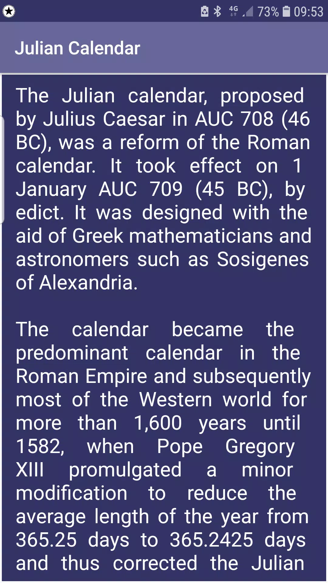 Julian Calendar APK for Android Download