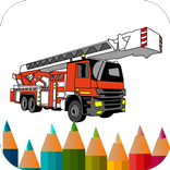 fire truck coloring book