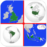 world map quiz - guess country