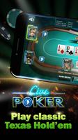 Live Poker Tables–Texas holdem Plakat