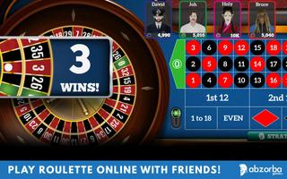 Roulette Live Casino Tables Affiche