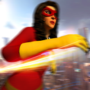 SpeedStar Flash Girl: Flash Lightning Superhero APK