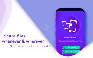 Phone Clone with File Transfer & Data Sharing Affiche