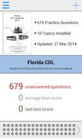 Florida CDL Test Prep poster