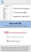 New York CDL Test Prep poster