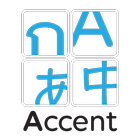 Accent - Learn Thai, English, Chinese & Japanese आइकन