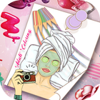 Beauty Coloring Book - Fashion & Accessories آئیکن
