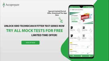 ISRO Technician B Fitter Exam: Free Mock Tests App постер