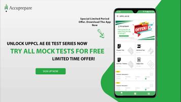 UPPCL AE EE Exam: Free Online Mock Tests App Cartaz
