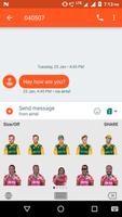 Cricketer Emoji - Sticker App скриншот 2