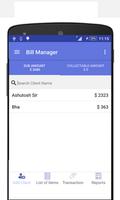 Bill Manager capture d'écran 1