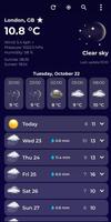 Météo - Prévisions météorologiques capture d'écran 1