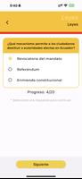 Examen Ciudadanía Ecuatoriana Ekran Görüntüsü 1