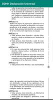Declaración Universal de Derec imagem de tela 1