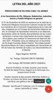 Letra del año Cuba 2021 imagem de tela 2